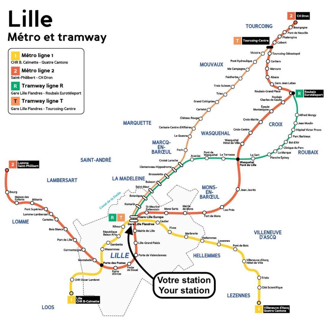 Lille Centre - Nice And Functional Ap. المظهر الخارجي الصورة